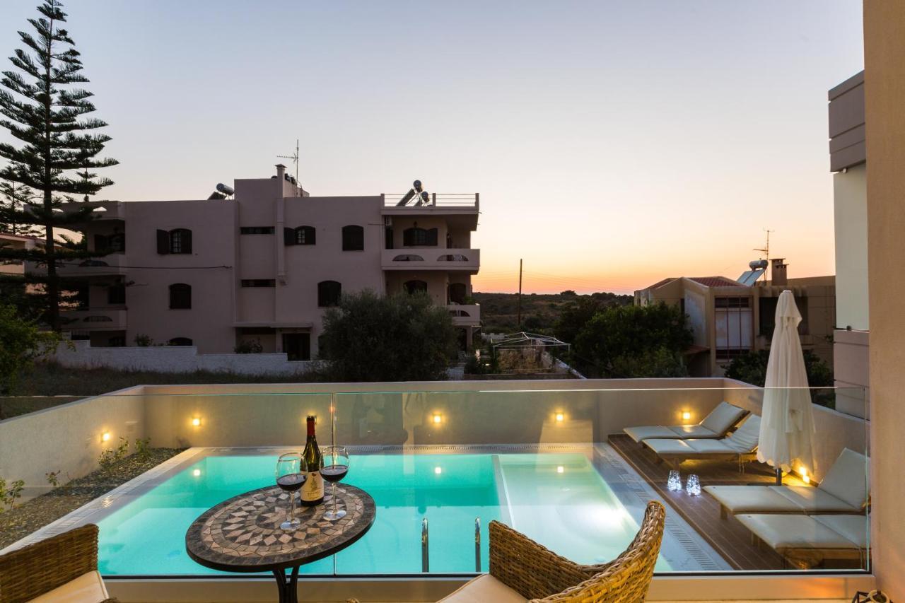 Villa Amelia I Free 9 Seater Mini Van & Pool Kalathas Exteriör bild