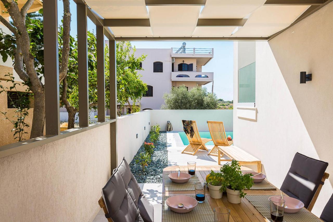 Villa Amelia I Free 9 Seater Mini Van & Pool Kalathas Exteriör bild