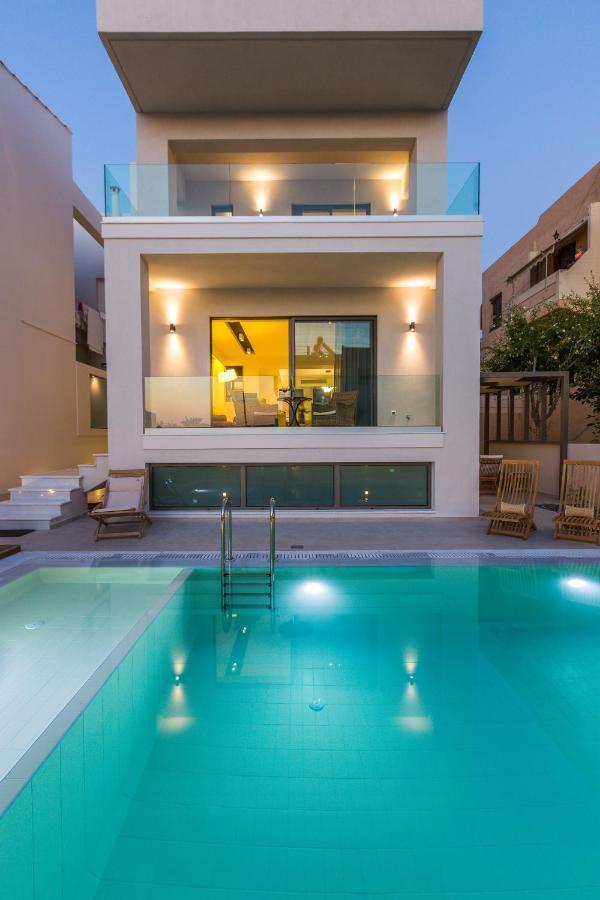 Villa Amelia I Free 9 Seater Mini Van & Pool Kalathas Exteriör bild